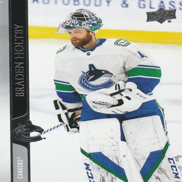 Braden Holtby (Vancouver Canucks) 2020/2021 Upper Deck Extended Series Card - Picture 1 of 2